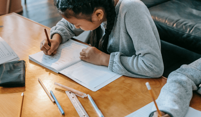 students taking notes